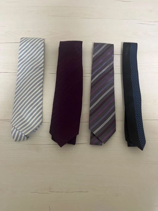 Pack 4 Gravatas Elegantes – Giovanni Galli, Uomo, Cedar Wood, etc.