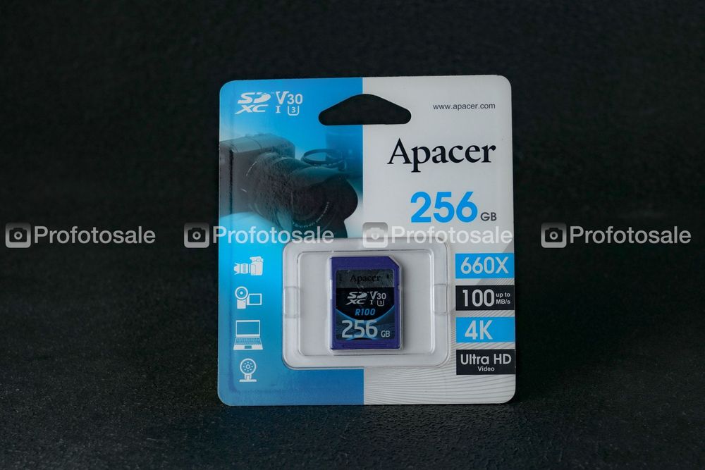 Карта пам'яті Apacer SDXC V30 660X 100Mb/s
