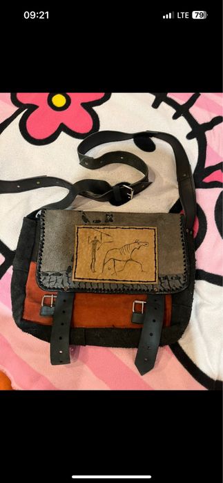 unikatowa vintage torba