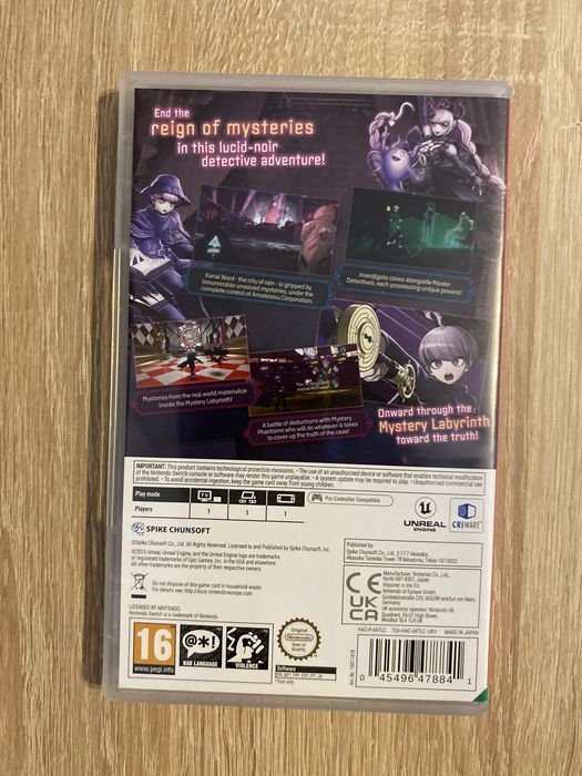 Master Detective Archives Rain Code Nintendo Switch