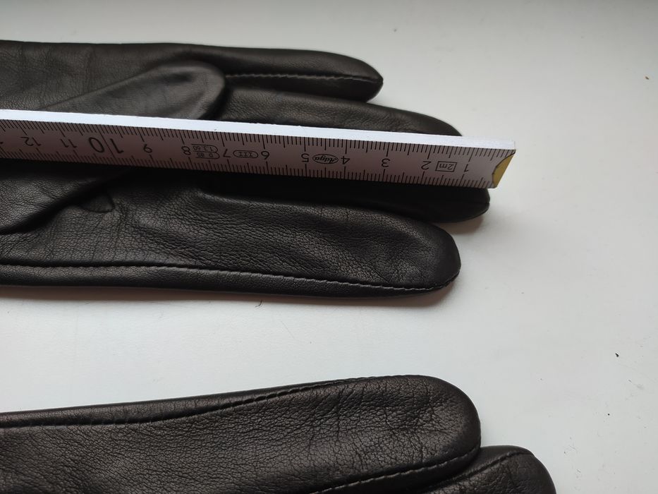 Шкіряні високі рукавиці перчатки