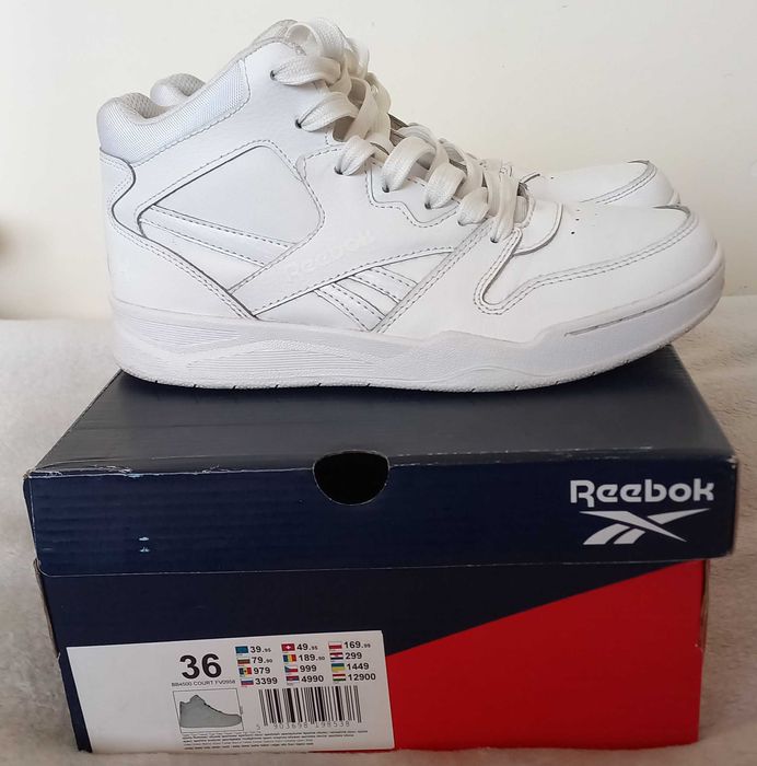 Reebok białe buty sportowe wysokie r. 36
