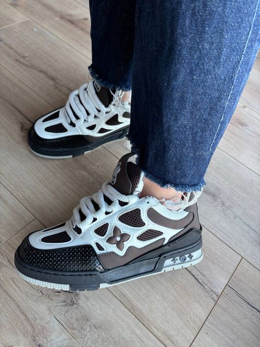 Louis Vuitton Skate Sneaker Brown White