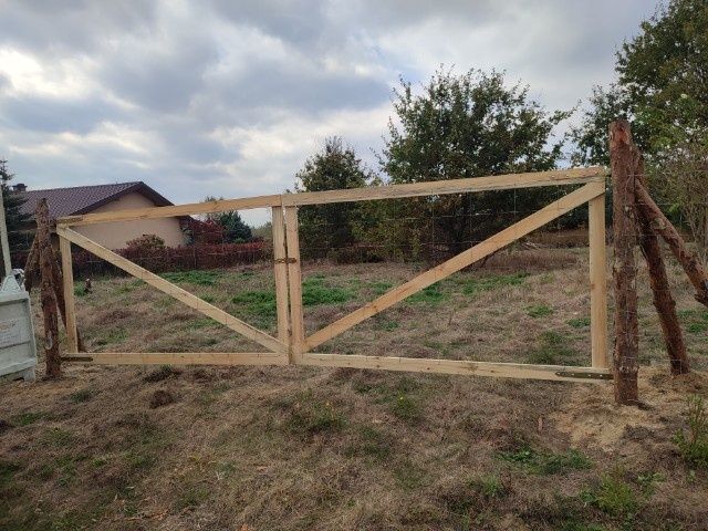 Ogrodzenie budowlane, tymczasowe, lesne