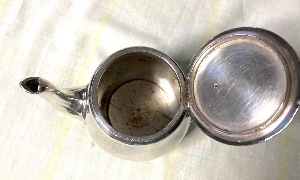 Bule ercuis art deco silver plated paris 1930