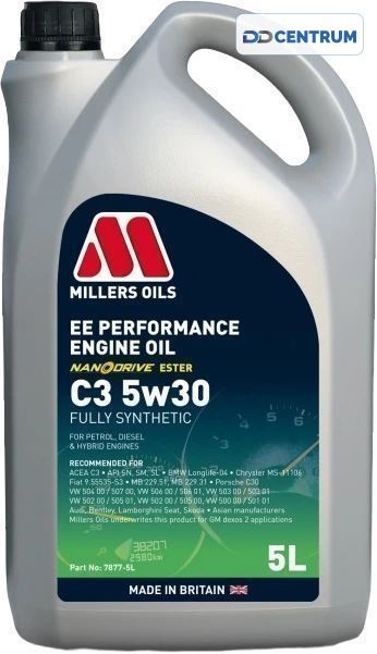 Olej Millers EE LL 5W30 7877 (5L) – Lublin, odbiór osobisty, faktura VAT