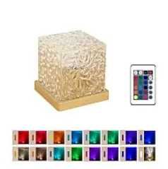 Ночник Динамічний нічник Куб з кришталю з ефектами дитячий