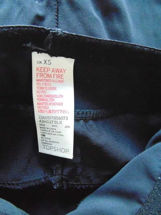 TopShop majteczki modelujące wyższe z nogawką XS