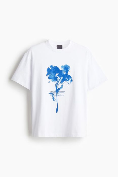 Белая футболка H&M