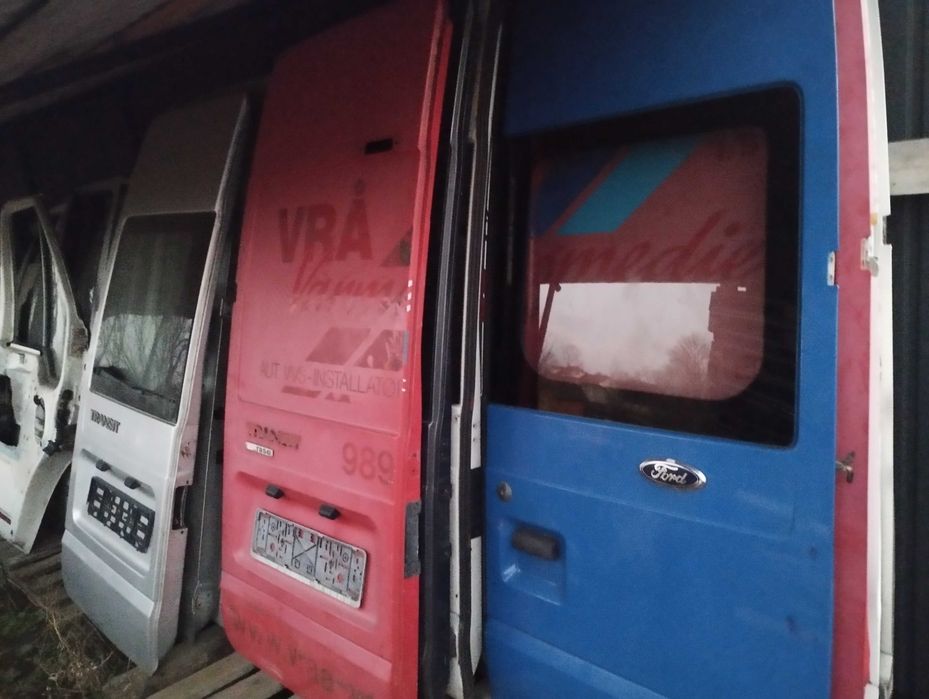 комплект замки ручки завіси  дверей Ford transit форд транзит