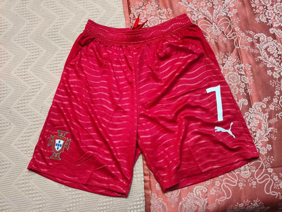 Calção RONALDO 7 para ADULTO de Portugal | NOVO