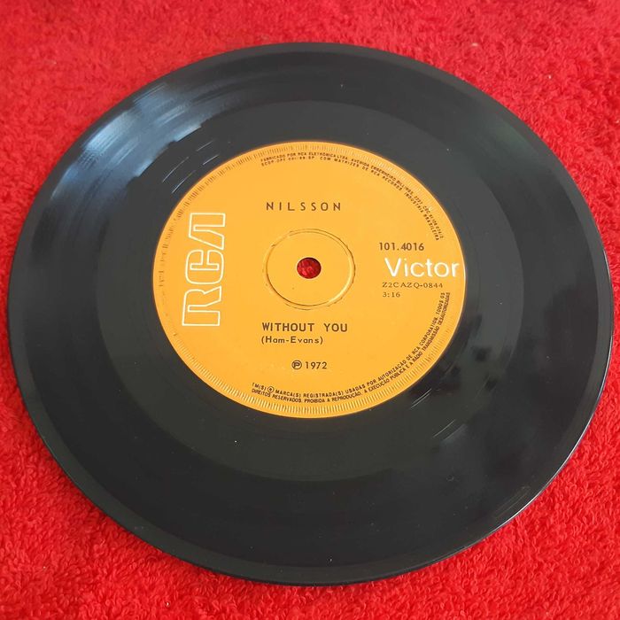 Disco Vinil Single Nilsson - Without You / Gotta Get Up