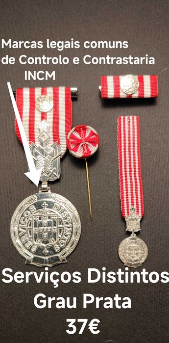 MEDALHA de SERVIÇOS DISTINTOS das FA´s