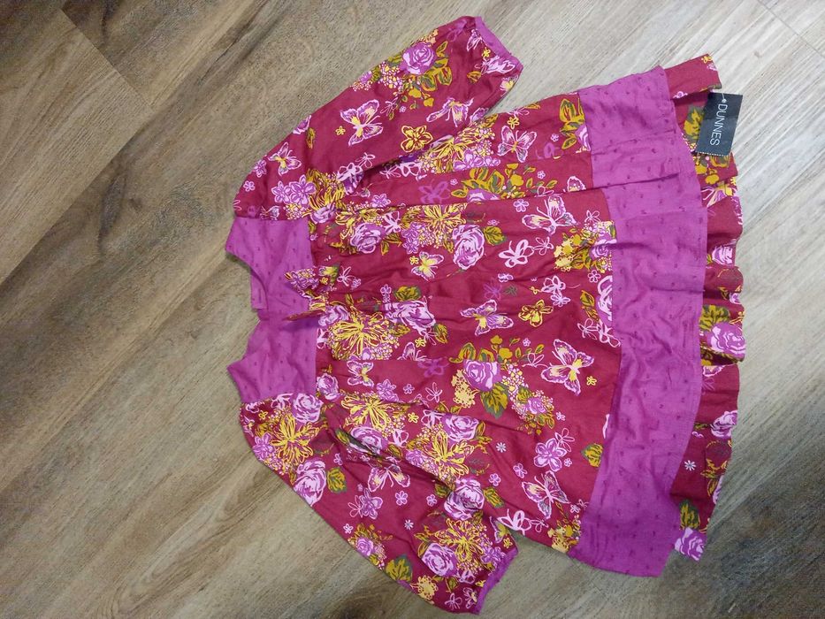 Śliczna elegancka dziewczęca sukienka Dunnes 18-24 M 2 lata- 2,5 roku