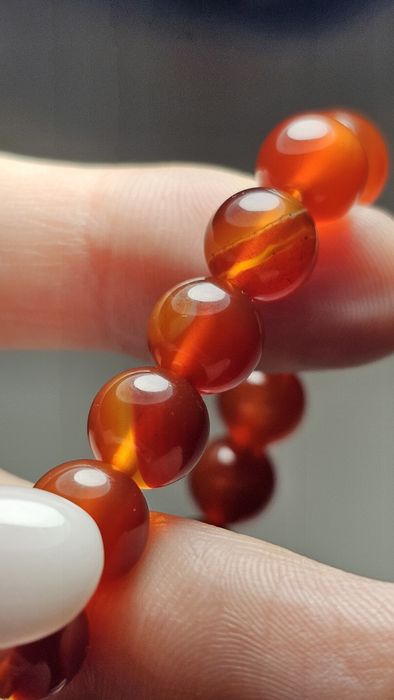 Bransoletka Naturalny Karneol – "Ognista Energia"