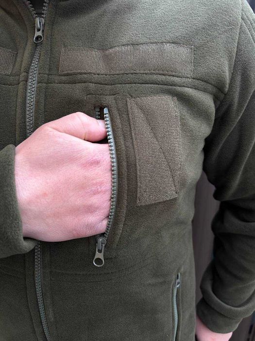 Фліска військова олива \ флиска хаки ЗСУ \ флисовая кофта военная