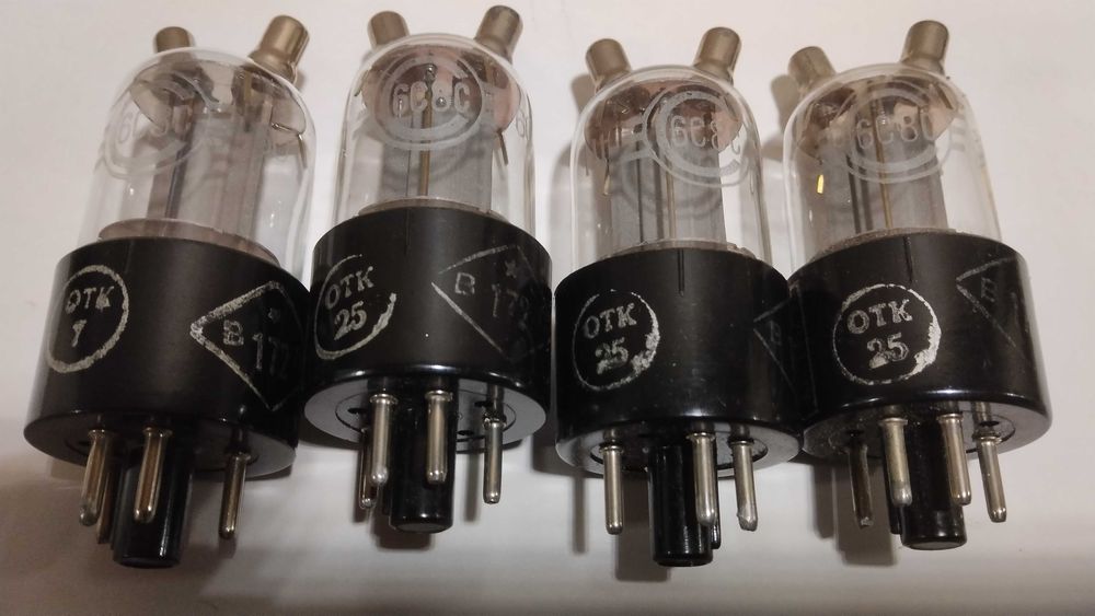 Лампа триод 6С2С, НЭВЗ ,  50-60 е  и др