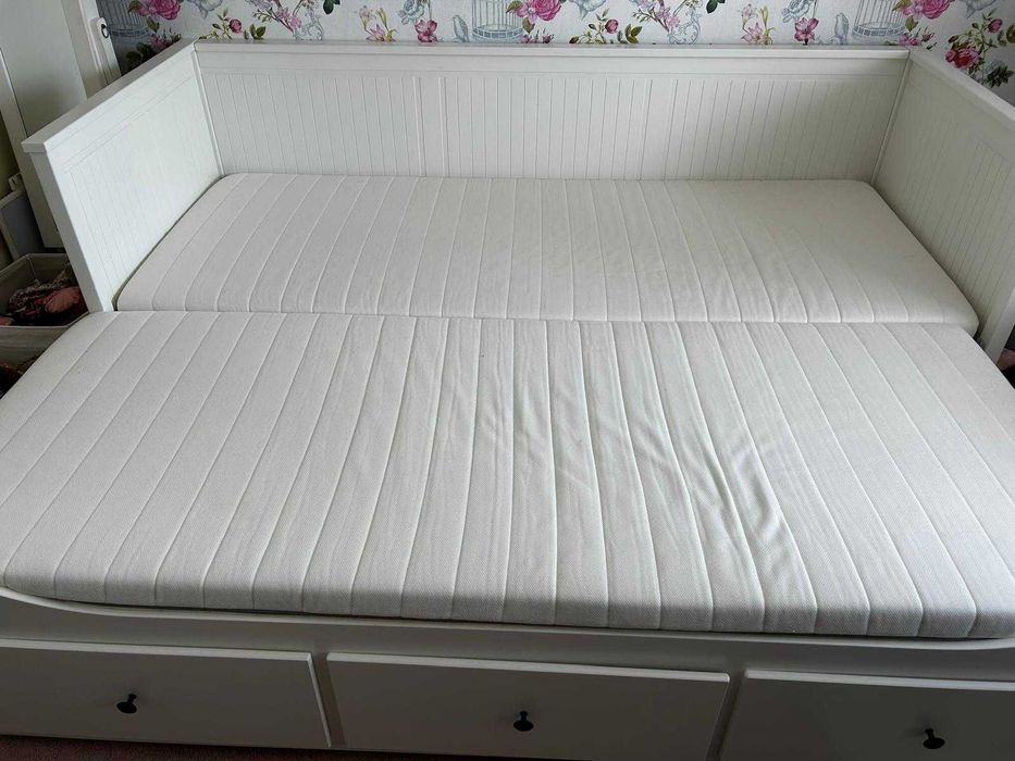 Vendo HEMNES - Cama indiv/dupla c/3 gav, 80x200 cm + 2 colchões
