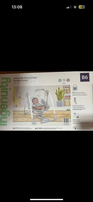 Espreguiçadeira portátil Convertme Swing-2-Seat