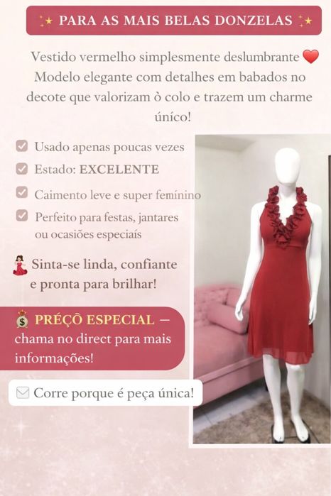 Vestido elegante para festas