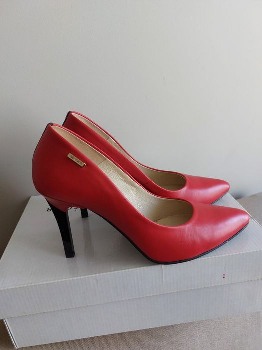 Buty szpilki czerwone