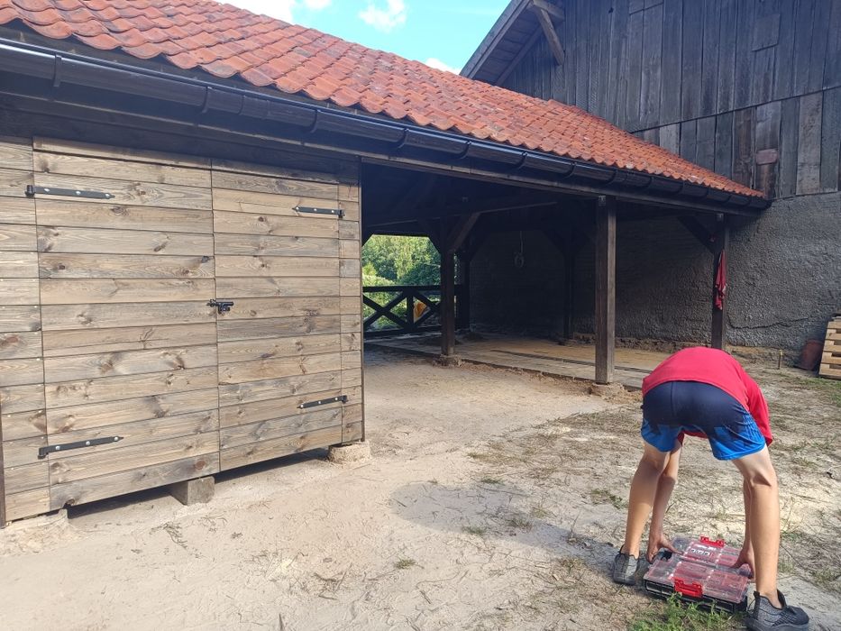 Wiata taras garażowa samochodowa ogrodowa altana drewniana