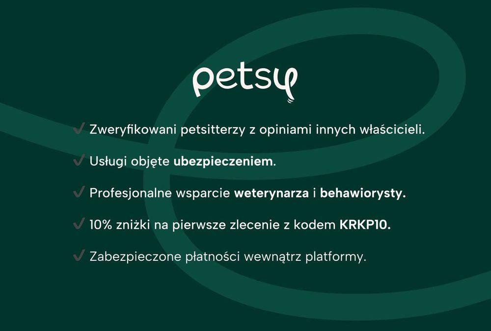 Magda, petsitter Petsy.pl - opieka od 35 zł, rabat 10% z kodem KRKP10