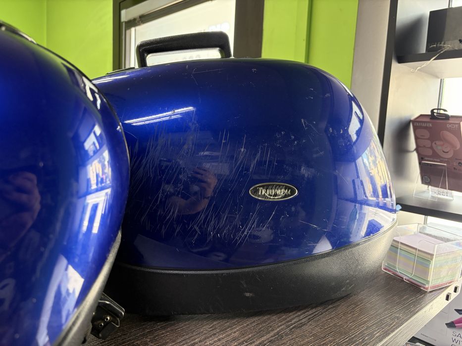 2 kufry motorowe  Boczne Triumph