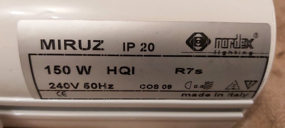 Halogen,reflektor HL 135. Lampa