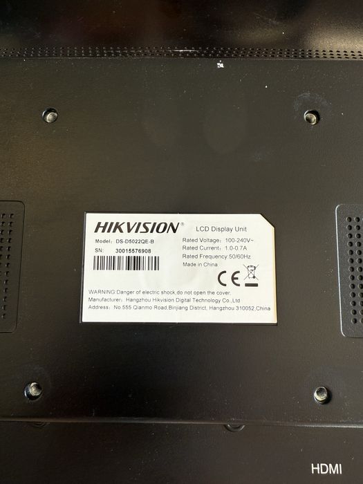 Hikivision LCD Display
