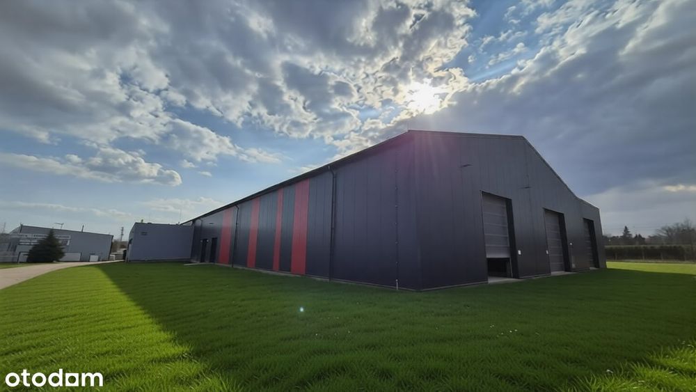 Już Gotowa nowa hala produkcyjna, magazynowa maj 2500m2