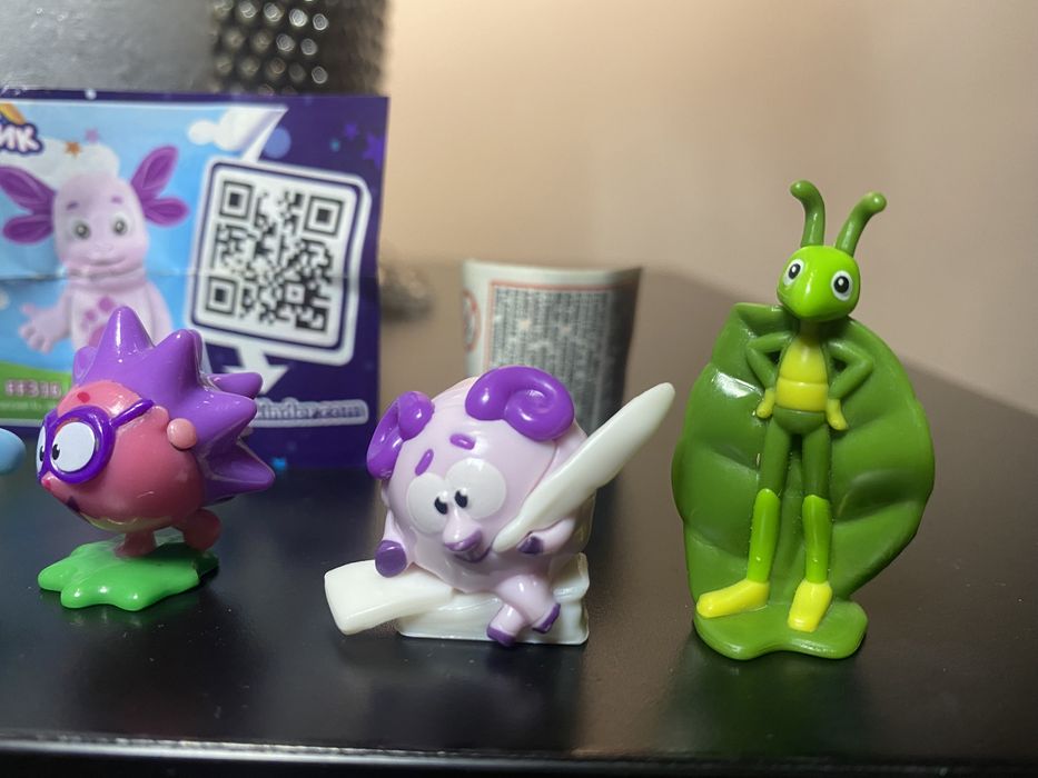 Лунтік іграшки лунтик киндер игрушки коллекция