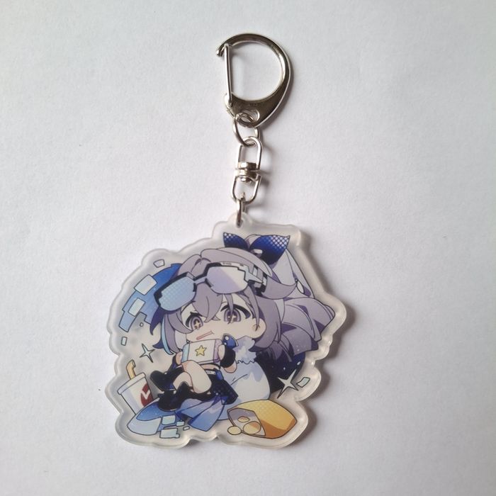 Брелок Хонкай Стар Рейл/Honkai Star Rail Срібляста Вовчиця/Silver Wolf