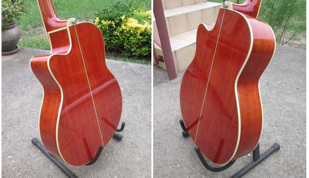 Guitarra eletroacústica Fender FR-50CE Resonator com estojo