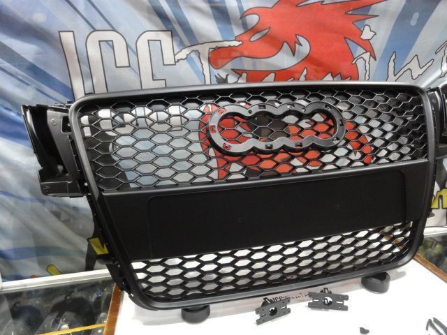 Grelha frontal AUDI A5/S5 07-11 LIFTBACK / COUPE / CABRIO RS5 look Preto mate