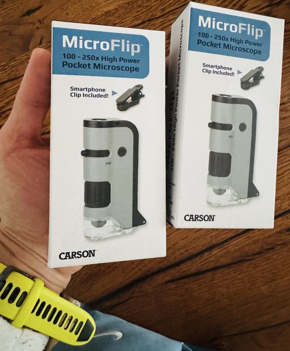 Кишеньковий мікроскоп  MicroFlip Carson 100-250