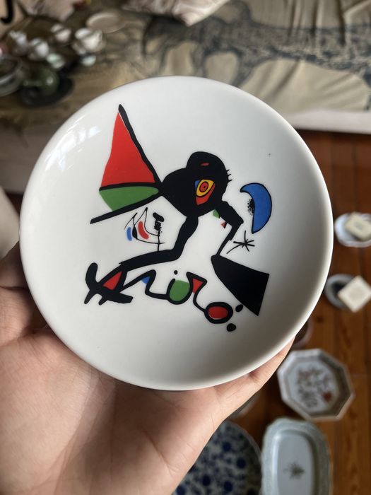 Prato Joan Miró Pintado à Mão