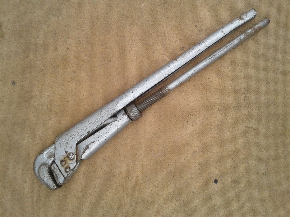 Ключ разводной # 2 СССР трубный , газовый , розвідний ключ СРСР