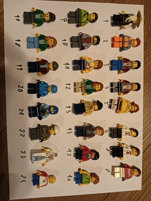 LEGO minifigirki mix