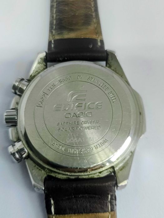 Casio Edifice Solar 10 BAR | Sapphire | Chronograph | 47mm