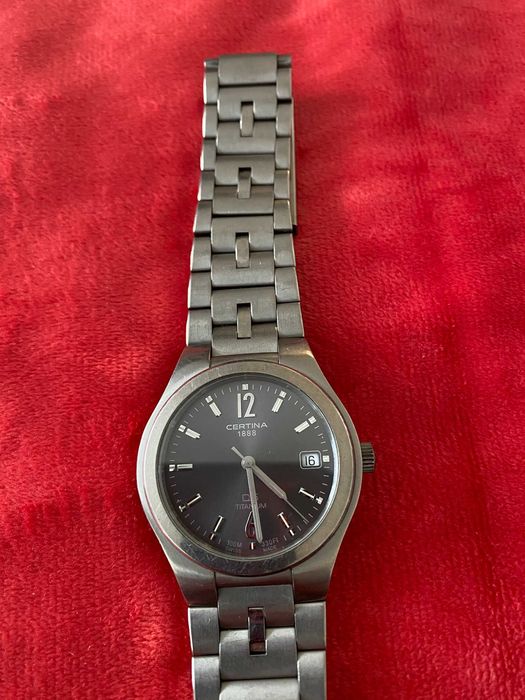 Zegarek Certina DS Titanium - Tytanowy, Szafirowe Szkło, 100M