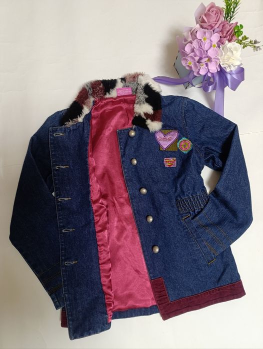 Джинсова куртка від бренду Barbie на ріст 152 см