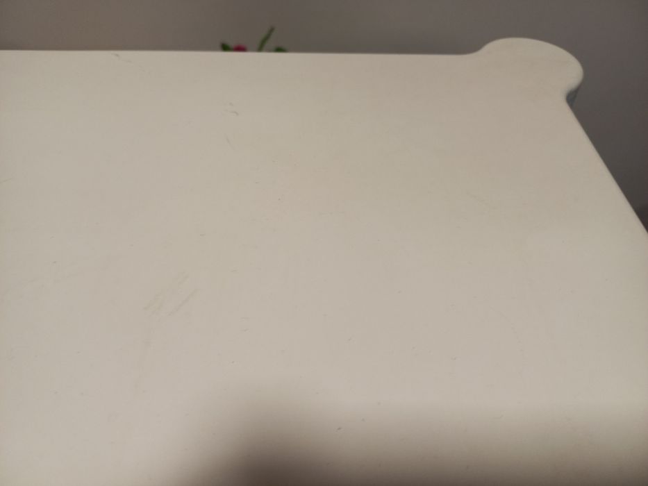 Mesa e banco branco plástico bebé e criança