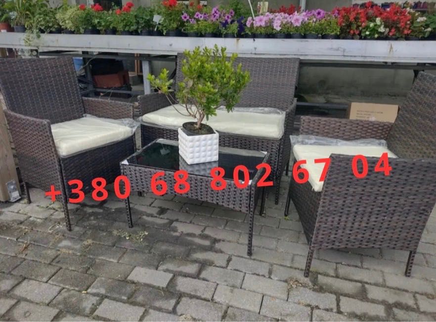 ‼️ Комплект садовой мебели Меблі садові з ротангу ! Комплект меблів ‼️