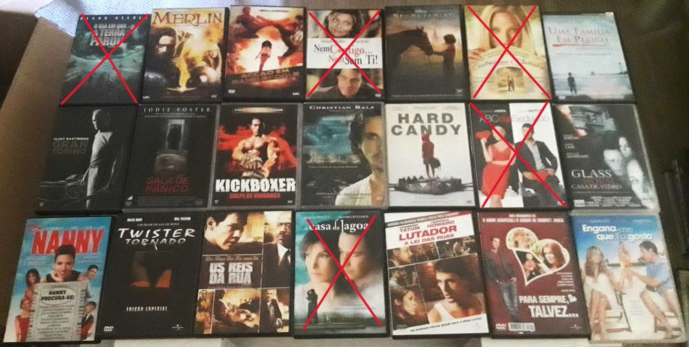 DVD's - Vários - como novos