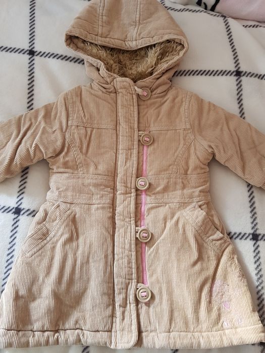 Kurtka,płaszczyk dla dziewczynki 5-10-15 r.92