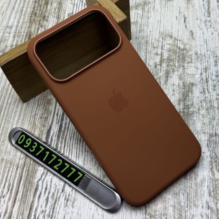 Чехол премиум Silicone Case MagSafe на iPhone 17 Pro Max/ 17 Pro Цвет: Terracotta. Чохол