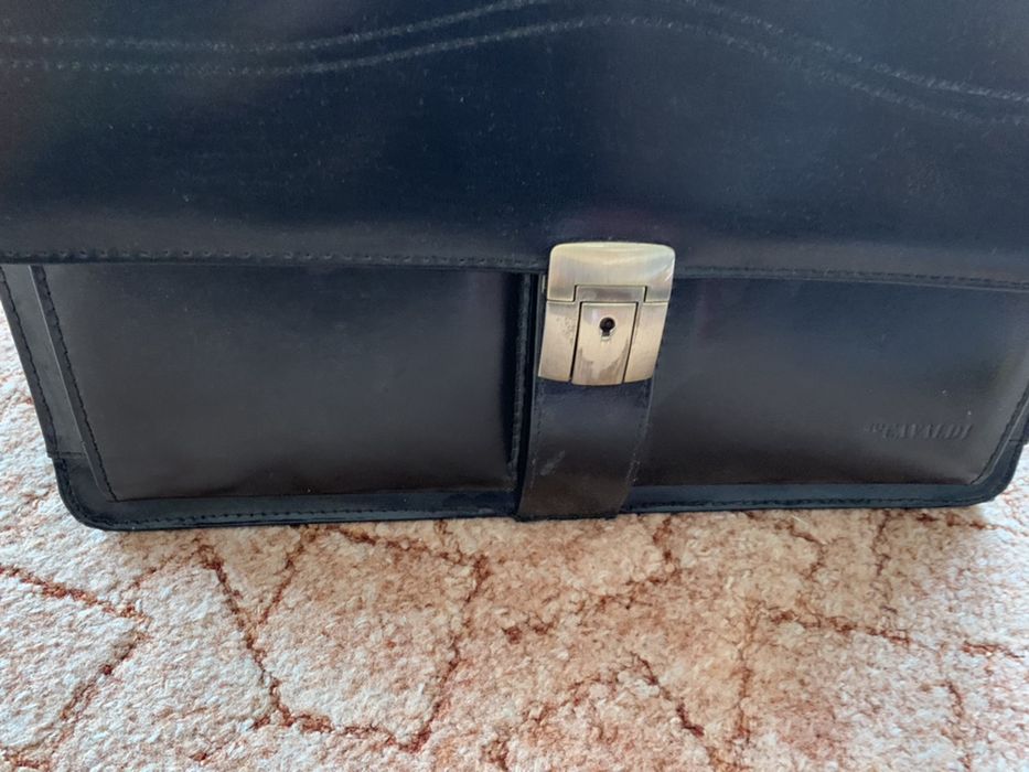 Męska skórzana torba A4, aktówka CAVALDI