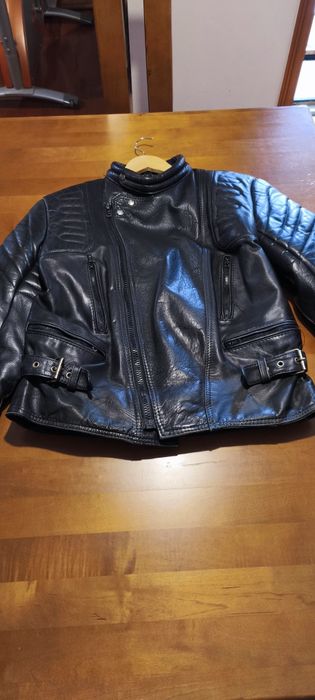 Casaco cabedal motard