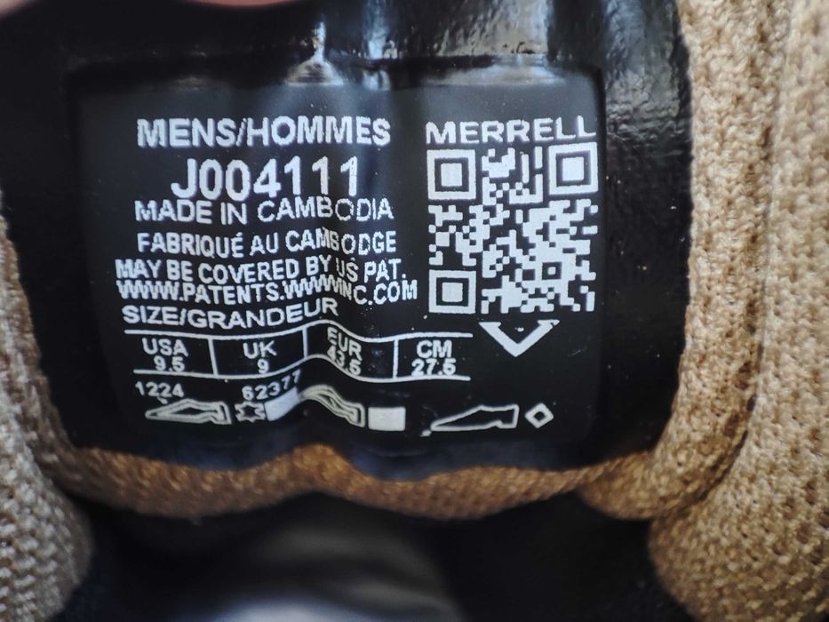 ОРИГІНАЛ 100%!!Тактичні Черевики Merrell Moab 3 Mid Waterproof J004111